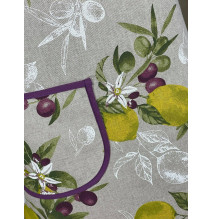 Kitchen apron 914 gray Made in Italy