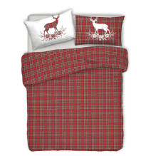 Bed linen Deer red Made in Italy
