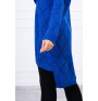 Women's sweater with geometric pattern MI2020-4 bluette