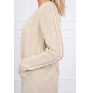 Long sweater with pockets MI2020-3 beige