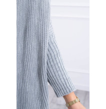 Sweater with sleeves bat type MI2019-13  light gray