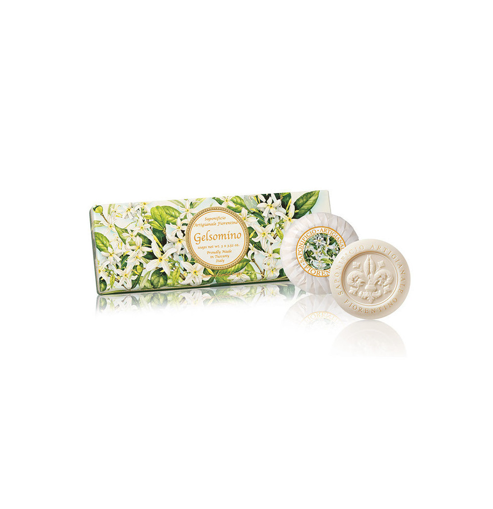 Vegetable soap Jasmine 3 x 100 g