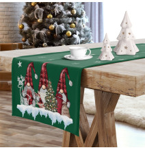 Christmas table runner Elves 4