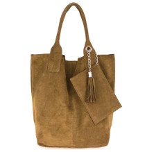 Maxi Ledertasche 804 cognac