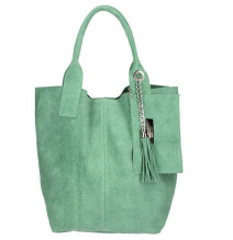 Maxi Borsa in pelle scamosciata 804 cognac