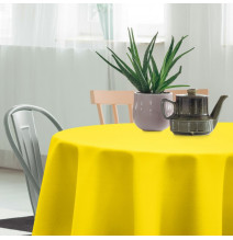 Round tablecloth Standard Ø 140 cm yellow