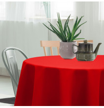 Round tablecloth Standard Ø 140 cm red