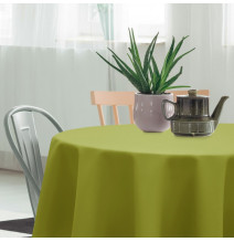 Round tablecloth Standard Ø 140 cm green olive