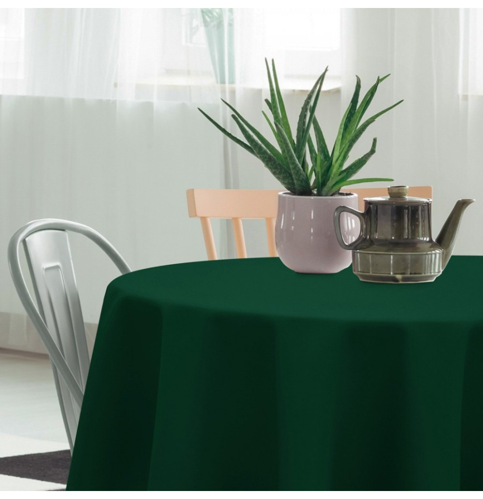 Round tablecloth Standard Ø 140 cm dark green