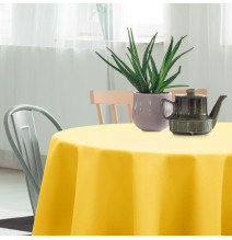 Round tablecloth Standard Ø 140 cm pastel yellow