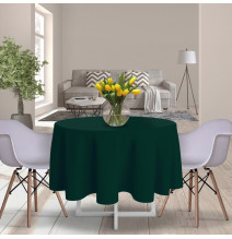 Round tablecloth Classic Ø 140 cm dark green