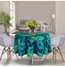 Round tablecloth multicolored MIGD219 Ø 140 cm