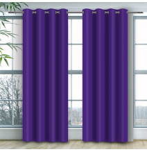 Curtain on rings Heaven purple