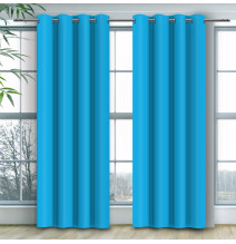 Tenda su anelli Heaven blu turchese