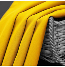 Curtain with plater tape Heaven yellow