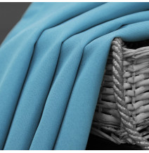 Curtain with plater tape Heaven azure blue