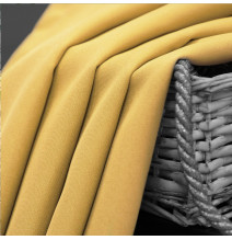 Curtain with plater tape Heaven yellow pastel