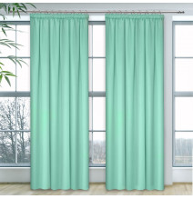 Curtain with plater tape Heaven pistachios