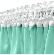 Curtain with plater tape Heaven pistachios