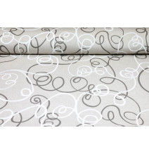 Fabric lines, beige, h. 140 cm