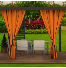 Garden curtain on the terrace MIG08 orange