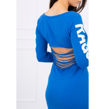 Šaty Ragged MI8828 azurovo modré
