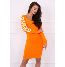 Dress Ragged MI8828 orange neon