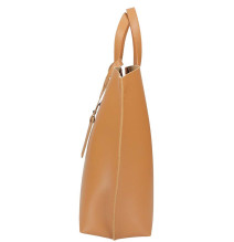 Genuine Leather Handbag 1417 beige