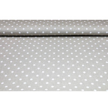 Runner white dots 50x150 cm Made in Italy