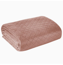 Bársony ágytakaró Luiz3 rózsaszín new