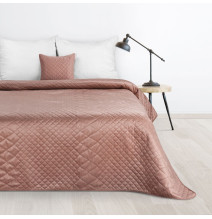 Velvet bedspread Luiz3 pink new
