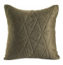 Velvet pillowcase Luiz3 40x40 cm brown