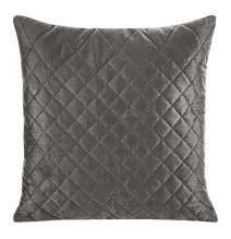 Velvet pillowcase Luiz3 40x40 cm graphite new