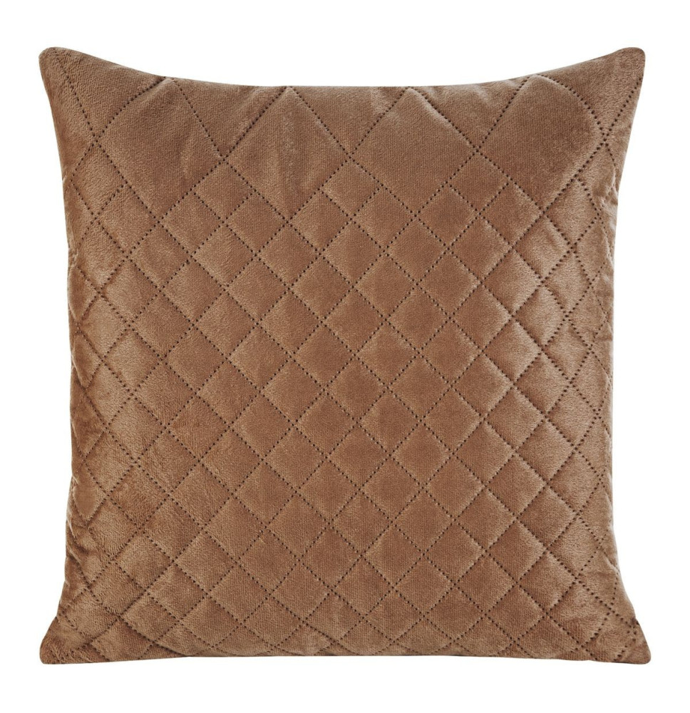 Velvet pillowcase Luiz3 40x40 cm brick new