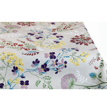 Baumwolle Tischdecke Wiesenblumen 90x90 cm Made in Italy