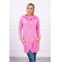 Warm sweater MI2019-6 light pink
