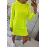 Dress Off White MI62182 yellow neon