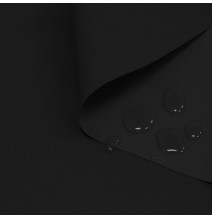Waterproof fabric black, h. 150 cm MIG01
