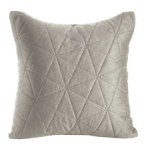 Velvet pillowcase Luiz3 40x40 cm beige