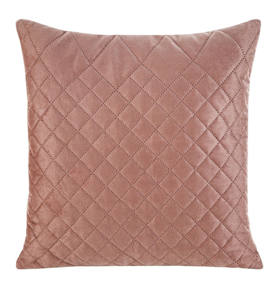 Velvet pillowcase Luiz3 40x40 cm pink new