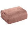 Zamatový prehoz na posteľ Luiz4 ružový new