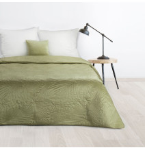 Velvet bedspread Luiz4 light green new