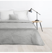 Velvet bedspread Luiz4 gray new