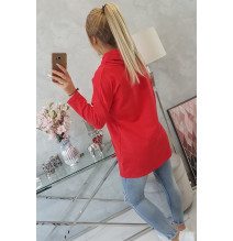 Nő tunika oversize MI0017 piros