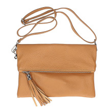 Kožená kabelka 668 koňaková