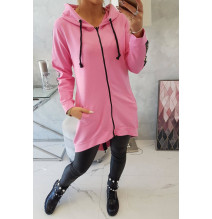 Felpa da donna con cerniera sul retro MI8997 Hell-Pink
