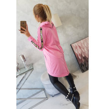 Felpa da donna con cerniera sul retro MI8997 Hell-Pink