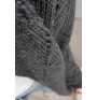Dámsky sveter s geometrickým vzorom MI2020-4 grafitový