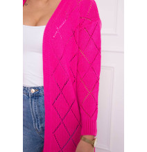 Women's sweater with geometric pattern MI2020-4 pink
