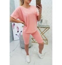 Set of tops and leggings MI9099 apricot